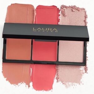 NIB Laura Geller Eye Lip Cheek Palette in Think Pink